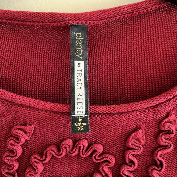 Anthropologie Plenty by Tracy Reese Red Sweater - Picture 3 of 12